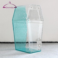 [deevoka] Acrylic Tarantula Enclosure, Spider Terrarium, Reptile Breeding Box, Portable Hermit Crab 