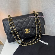 Chanel GHW Vintage Small Caviar Cf