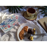 Floral print Premium Face Mask - Ear loop & Head loop