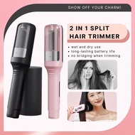 Split Hair Trimmer 2 In 1 Hair Care Trimmer Tool Automatic Rechargeable Multifunctional Hair End Tri