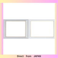 ENSKY 208 Piece White Art Crystal Frame 18.2 x 25.7cm Puzzle Frame 2-C ,For 126 pieces,For 208 piece