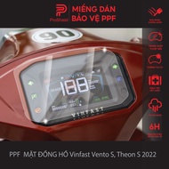 Miếng Dán PPF Vinfast Vento S Theon S 2022-2025 Bảo Vệ Mặt Đồng Hồ | Chất Liệu Film PPF Nhập Khẩu