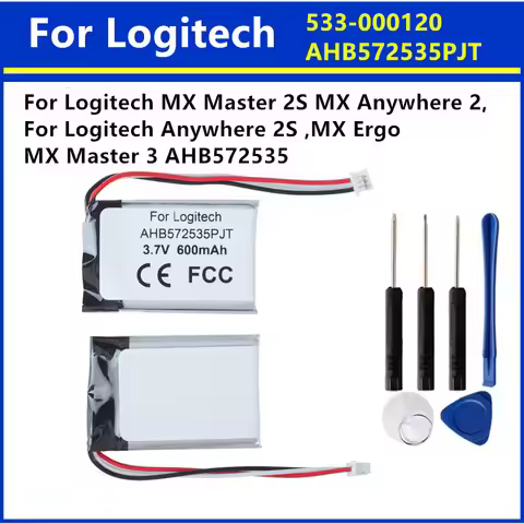 AHB572535PJT 533-000120 Battery For Logitech MX Master 2S MX Anywhere 2 For Logitech Anywhere 2S ,MX