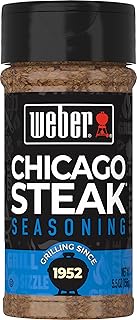 Weber Chicago Steak Seasoning, 5.5 oz (Pack of 8). Item is a 5.5 oz.