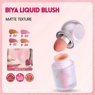 biya Liquid Blusher - Long Lasting Natural Makeup for All Skin Types Liquid blush contouring