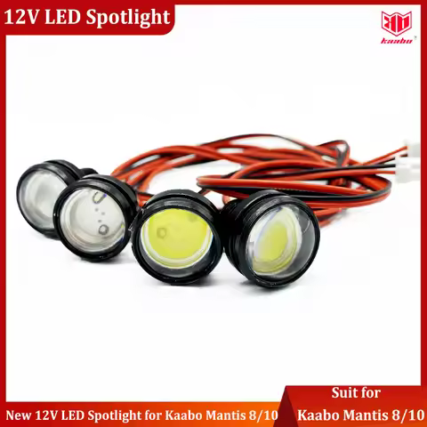 Original Kaabo Mantis 8/10 New Version 12V LED Spotlight 12V LED Brakelight for Kaabo Mantis 8/10 Of