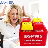 JAVIER EGPWS Warning Simulator, Highly Simulated Aircraft Route Pilot Keychain, Portable Plastic Pen