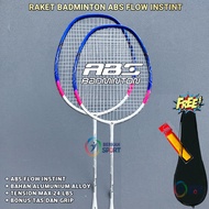 ABS FLOW INSTINT 24 LBS BADMINTON RACKET INCLUDES THE LATEST BAG AND GRIP