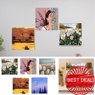 Digital Oil Painting Diy Hand-colored Oil Painting Hanging Flowers Decorative Hand-painted C8o7