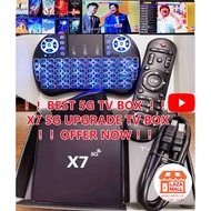 X7 5G SMART TV B.O.X 4K ANDROID WIFI STREAMING MOVIE YOUTUBE DRAMA 电视盒 机顶盒 影视 电影 EVPAD SVI LONG SET TOP KOTAK PINTAR TV