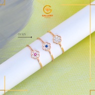 6K and 8K Gold Ring Flower CK 525 galerifashion