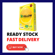 IK YELLOW A4 Paper 70GSM 500's / Kertas Fotostat / Kertas Putih / Kertas A4