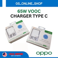 OPPO 65W Superdart VOOC Fast Charger UK Plug with Free Super VOOC Type C Fast Data Cable
