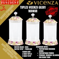 TOPLES VICENZA KERAMIK DAN KACA TOPLES SET / TOPLES SET VICENZA /