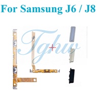 For Samsung J6 J8 Power Volume Button Flex Side Key Volume Up Down Flex Cable