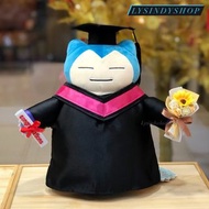 日牌正版Pokémon寵物小精靈寶可夢卡比獸公仔款訂製畢業公仔(可更改絲帶顏色)