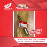 Honda Drive Shaft 23411k60b60 (17T) for Click 125 V2 V3 / Airblade 150