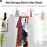 Wall Storage Cap Holder Hat Storage Without Punching Bedroom Wardrobe Duck Tongue Cap Storage Rack