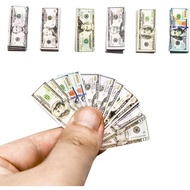480pcs Prop Money Realistic Miniature Dollhouse Scene Model Mini Dollar Bill Prop Set for 1:12 Mini 
