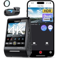 VIOFO A229 Pro 4K HDR Dash Cam, Dual STARVIS 2 IMX678 IMX675, 4K+2K Kamera Kereta Depan dan Belakang