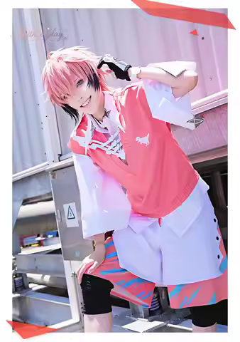 Akagi Wen Cosplay Costume Wig Shoes NIJISANJI Akagi Wen Pre‑order Transformed Outfit Mycosplay