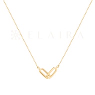 BJO 14k Gold Double Link Necklace