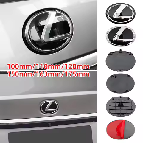 3D Front Grille Emblem Rear Trunk Badge Replacement Sticker for Lexus GS GX IS LS LX NX RX RX270 Ct2