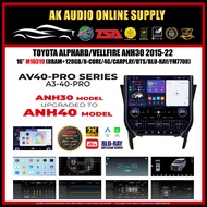 Haites 16" INCH Toyota Alphard /Vellfire ANH30 2015- 2024 Convert To ANH40 Series 2K Screen Android 