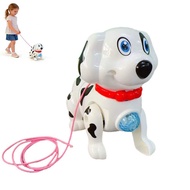 1/2PCS Toy Dog Adorable Dalmatian Interactive Light Electric Musical Puppy Bionic Walking Dynamic Mu