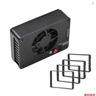 Andoer FS-04B Camera Cooling Fan External Cooling System with 2 Fan Speeds 4pcs Mounting Adapter Pla