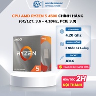 Amd Ryzen 5 4500 CPU Processor (4,1 GHz | 6 Cores / 12 Threads) - Genuine Product