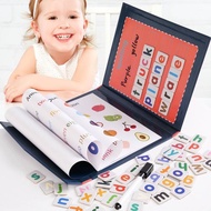 ️3D Magnetic Book Word Spelling Game Educatonal Literacy Toy English Alphabet Letter ️