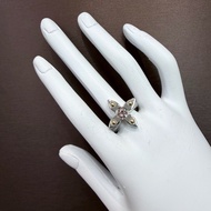 LV Love Letters 十字紋四葉草戒指 LN010