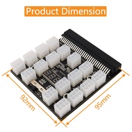 【Hot-Selling】 Mining 1200w Server Psu Power Supply Breakout Board Adapter With 17 Ports Atx 6 Pin For Dps-800gb 1200fb 1200qb A