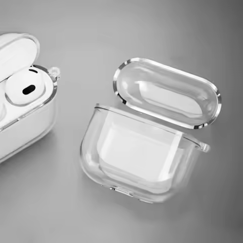 Transparent Earphones Protective Case Hard PC Headphone Case Shockproof Headset Protective Case For 