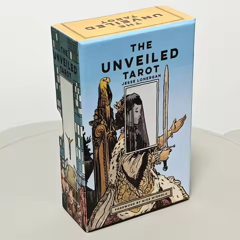 The Unveiled Tarot 80 Pcs Tarot Cards (with 2 Special Cards) In Rigid Box Printed on 350GSM Double E