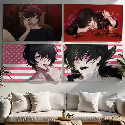 Game Anime Slow Damage Towa flag Tapestries Outdoor Parties Bedrooms Living Rooms Dorm Rooms Wall De