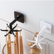 B2U Kitchen Hook Multifunctional Universal 360 Degree Rotating Hook Hanger