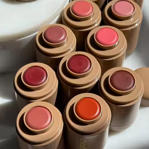 New Rhode Blush Pocket Phone Case for iPhone 17 16 15 14 13 12 11 Pro Max Plus Air Lip Gloss Lipstic