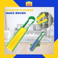 Nako Brush /Window Cleaner with Sponge/Penyepit Span Tingkap