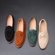 1022Suede Leather Men Loafer Shoes Fashion Slip On Male Shoes Casual Shoes Man Party Wedding Footwear Big Size 37-47