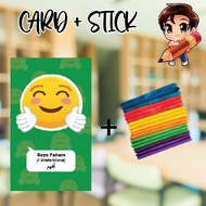 [NEW] Traffic Light Card With Ice Cream Stick/Set Kad Traffic Light Alat Bantu Mengajar Set Traffic 