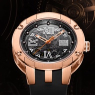 BONEST GATTI Men Automatic Watch German Mechanical Watch Full Automatic Skeleton Waterproof Watch Me
