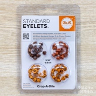 American WRM We R Memory Keepers 4-Color Copper Buckle Set (Orange Four-Color Item)