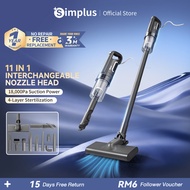 Simplus Corded Vacuum Cleaner | 18,000Pa Suction Power | 500W丨Hepa F8  | 11 in 1 Interchangeable Noz