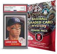 Aaron Judge PSA Graded Card Mystery Power Pack - 1 PSA Graded Aaron Judge Card and 2 Packs of Cards 