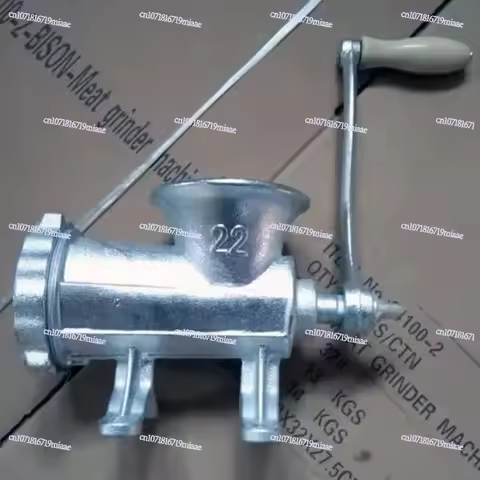 No. Household manual cast iron electroplated tin meat grinder sausage filling machine meat grinder