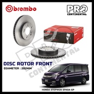 GENUINE BREMBO HONDA STEPWGN STEPWAGON SPADA RP 2015-2022 FRONT REAR DISC ROTOR [1 PAIR (LH+RH)]