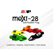 EXP MEXI 28 Soft Rubber Frog Lure Bait Mini Croc Casting Haruan Toman Katak Tiruan Katak tiruan umpa