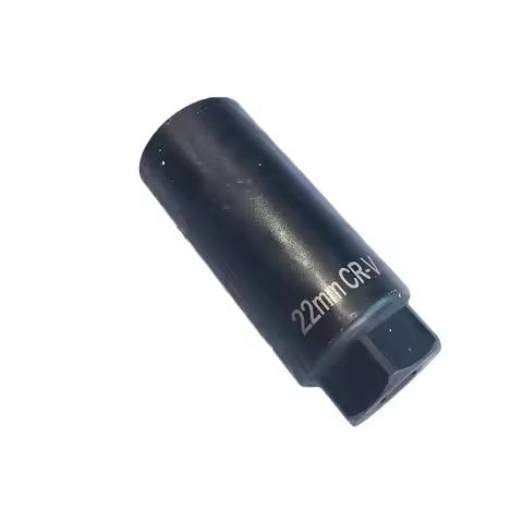 Black CR-V Steel 22mm Oxygen 02 Sensor Socket 3/8"Drive Square Drive Lambda Tool Remover Hand Tool